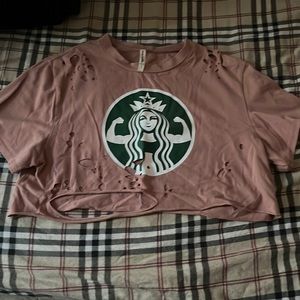 This crop top is from “ever hottie” it’s a size small & fits perfectly..